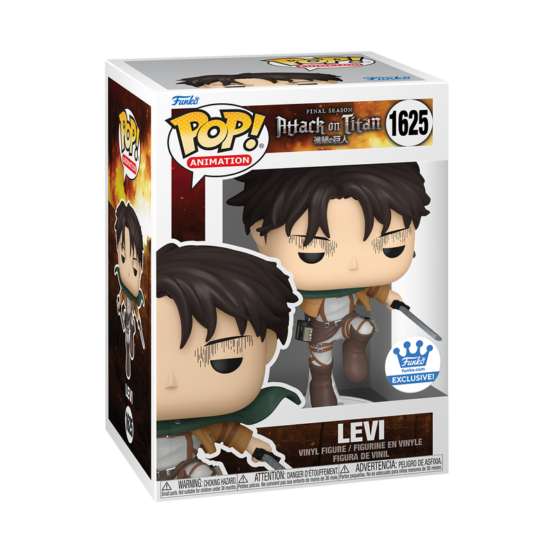 Funko Pop! Animation: Attack On Titan - Levi Ackermann With Swords #1625 Shop Exclusive