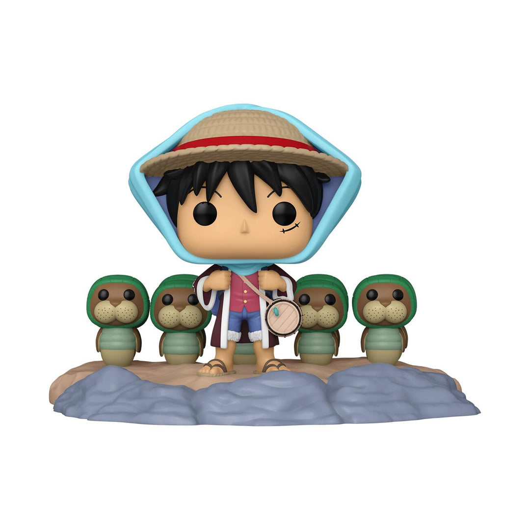 Funko Pop! Moment: One Piece - Monkey D. Luffy Trains Kung Fu Dugong #1637 Crunchyroll Exclusive