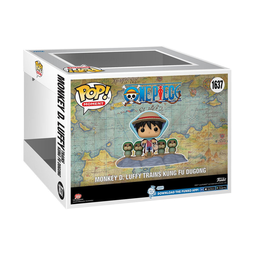 Funko Pop! Moment: One Piece - Monkey D. Luffy Trains Kung Fu Dugong #1637 Crunchyroll Exclusive