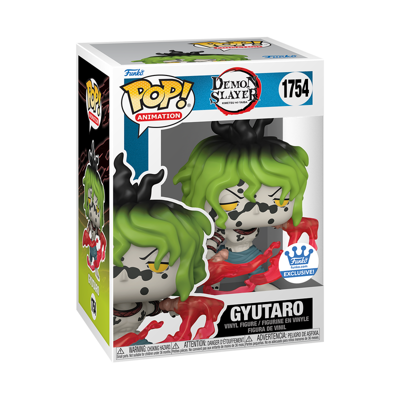 Funko Pop! Animation: Demon Slayer: Kimetsu no Yaiba - Gyutaro Blood Attack #1754 Shop Exclusive