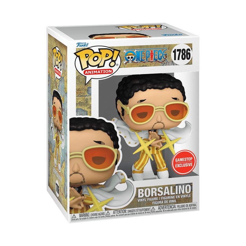 Funko Pop! Animation: One Piece - Admiral Kizaru Borsalino #1786 GameStop Exclusive