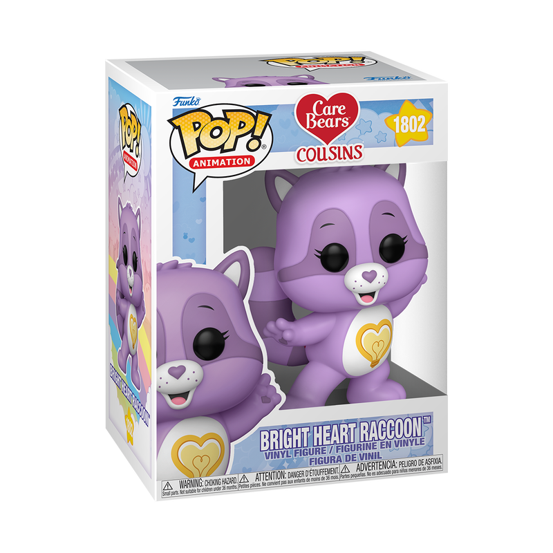 Funko Pop! Animation: Care Bear Cousins - Bright Heart Raccoon #1802