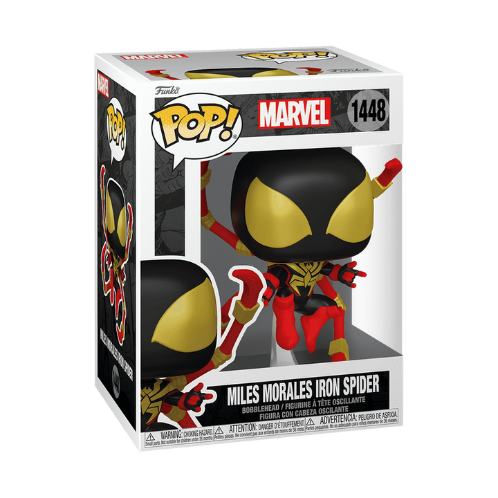 Funko Pop! Marvel: Spider-Man - Miles Morales Iron Spider With Mask #1448