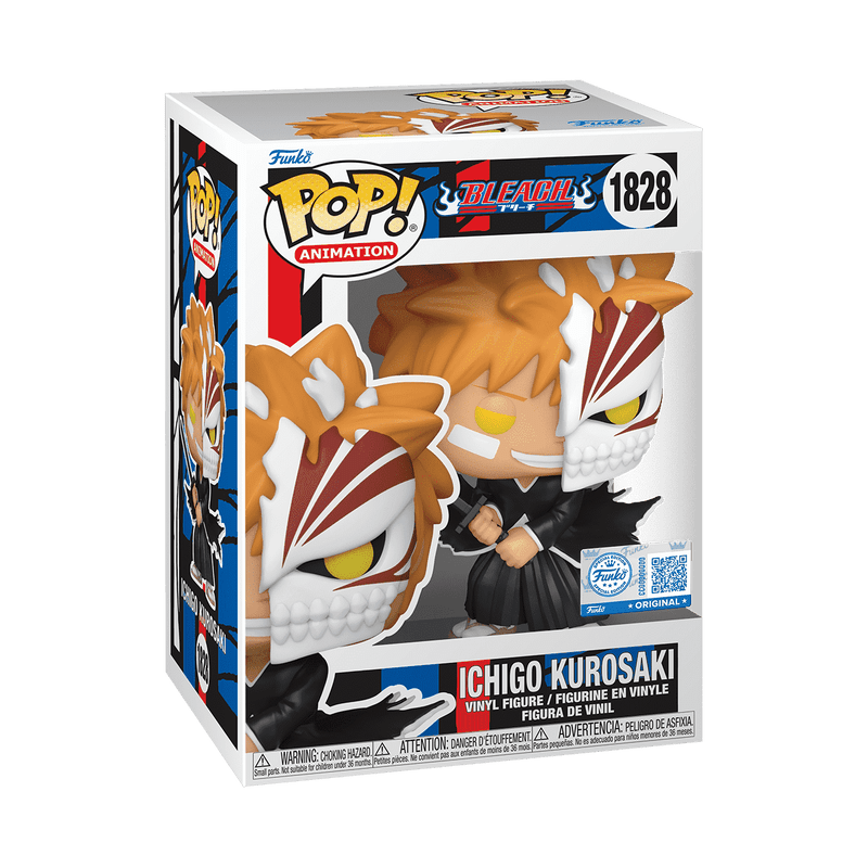 Funko Pop! Animation: Bleach - Ichigo Kurosaki Half Mask 1828 GameStop Exclusive - Fundom