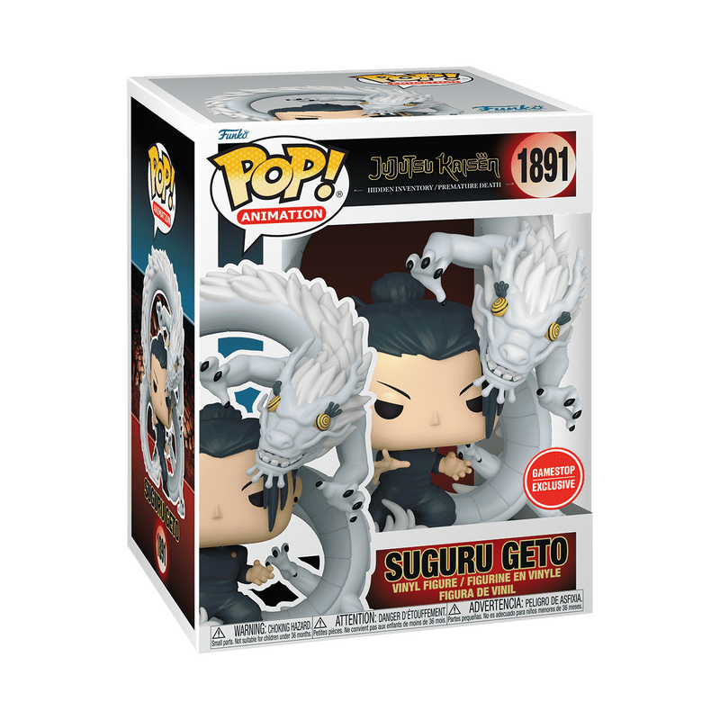 Funko Pop! Premium: Jujutsu Kaisen - Suguru Geto and Cursed Spirit Dragon #1891 GameStop Exclusive