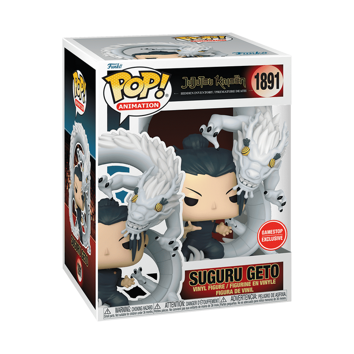 Funko Pop! Premium: Jujutsu Kaisen - Suguru Geto and Cursed Spirit Dragon #1891 GameStop Exclusive