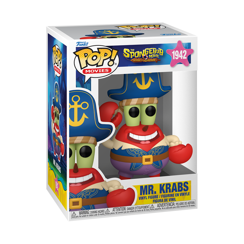 Funko Pop! Movies: The SpongeBob Movie: Search for SquarePants - Mr. Krabs Pirate 1942 - Fundom