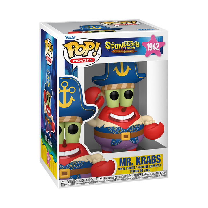 Funko Pop! Movies: The SpongeBob Movie: Search for SquarePants - Mr. Krabs Pirate 1942 - Fundom