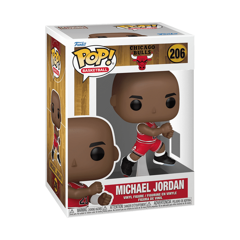 Funko Pop! Basketball: NBA Chicago Bulls - Michael Jordan 1989 Playoffs 206 - Fundom