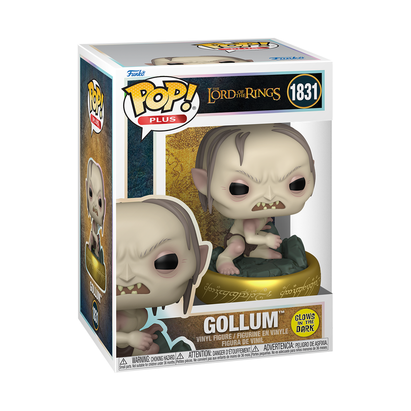 Funko Pop! Plus: The Lord Of The Rings - Gollum #1831 Glow-in-the-dark