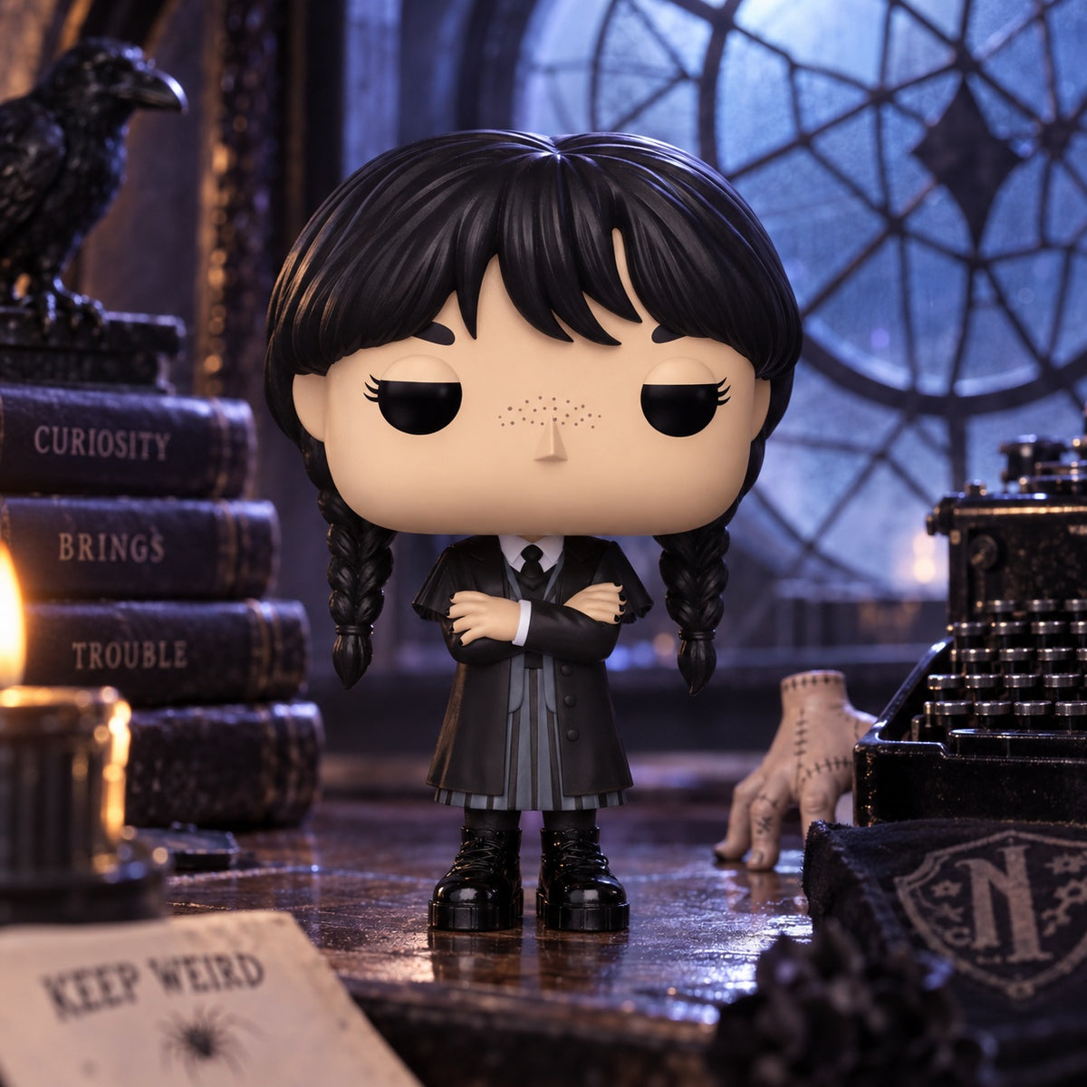Funko Pop! Television: Wednesday - Wednesday Addams Black Coat #1815