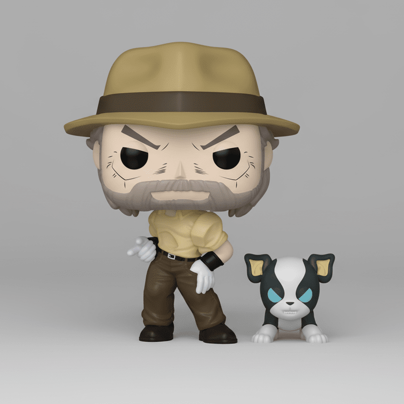 Funko Pop! & Buddy Animation: JoJo's Bizarre Adventure - Joseph Joestar with Iggy 2146 - Fundom