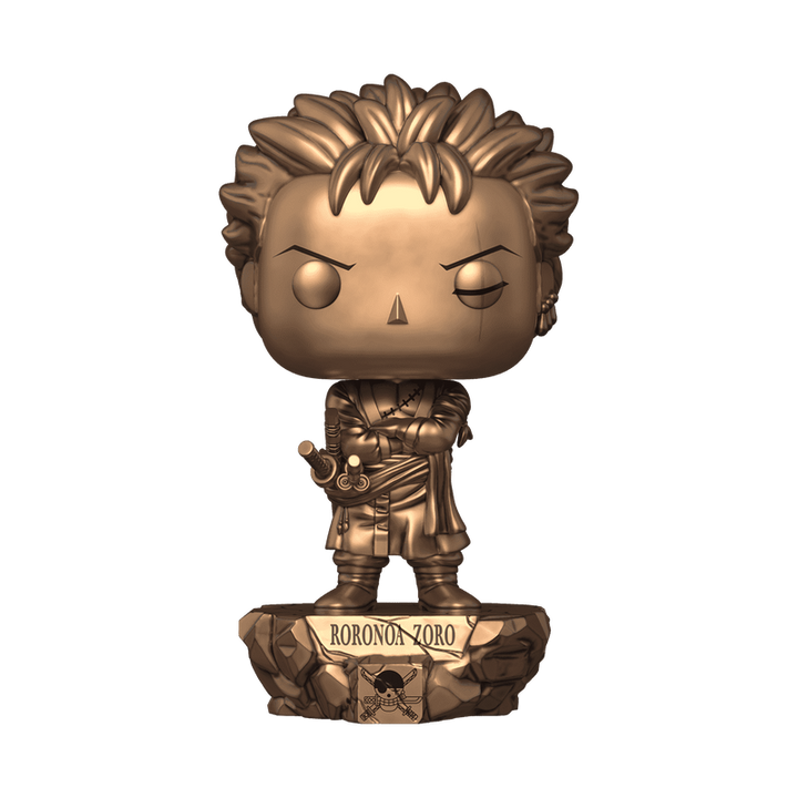Funko Pop! Plus: One Piece 25th Anniversary - Roronoa Zoro Statue Bronze #1901 Shop Exclusive