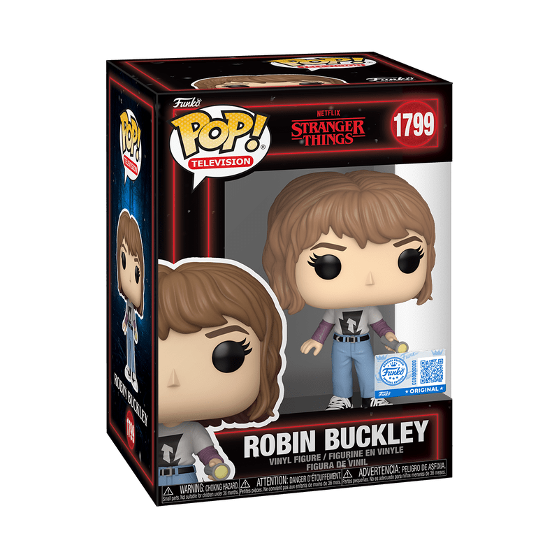 Funko Pop! Television: Netflix Stranger Things - Robin Buckley with Flashlight 1799 Exclusive - Fundom