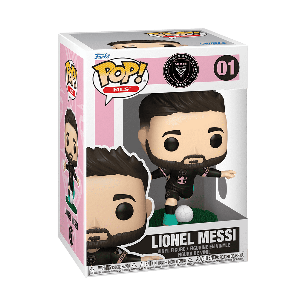 Funko Pop! Sports: MLS - Lionel Messi Inter Miami CF Away Jersey 01 - Fundom