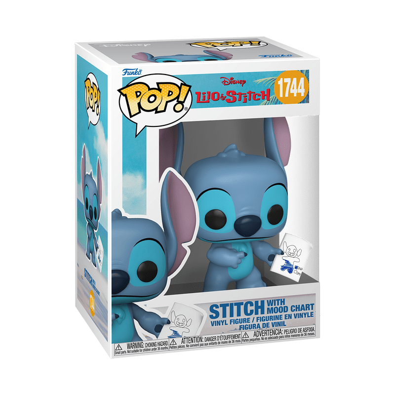 Funko Pop! Disney: Lilo & Stitch - Stitch with Mood Chart 1744 - Fundom