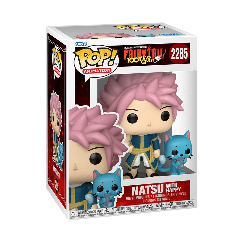 Funko Pop! & Buddy Animation: Fairy Tail: 100 Years Quest - Natsu with Happy 2285 - Fundom