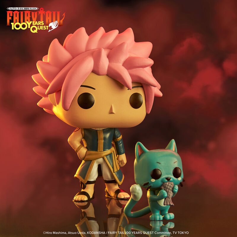 Funko Pop! & Buddy Animation: Fairy Tail: 100 Years Quest - Natsu with Happy 2285 - Fundom