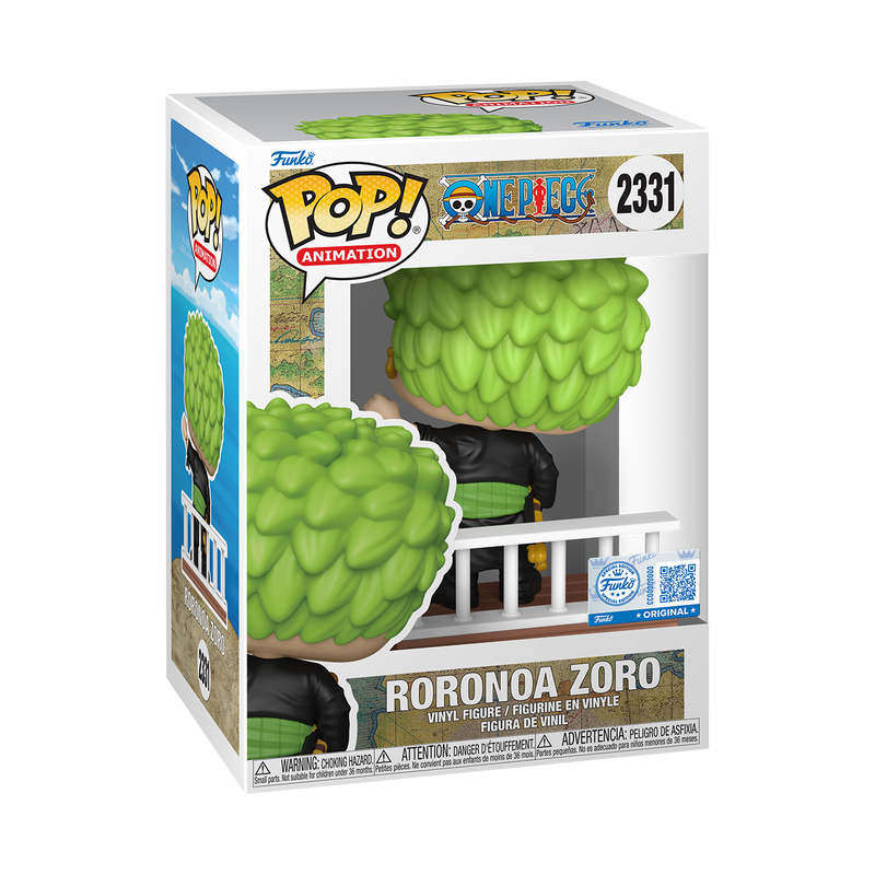Funko Pop! Animation: One Piece - Roronoa Zoro Going Merry #2331 - Entertainment Earth Exclusive