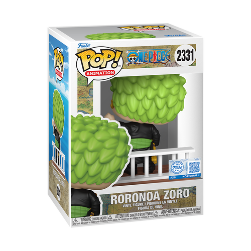 Funko Pop! Animation: One Piece - Roronoa Zoro Going Merry #2331 - Entertainment Earth Exclusive
