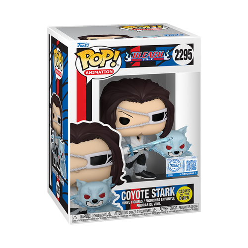 Funko Pop! & Buddy Animation: Bleach - Coyote Stark #2295 Glow-in-the-dark GameStop Exclusive