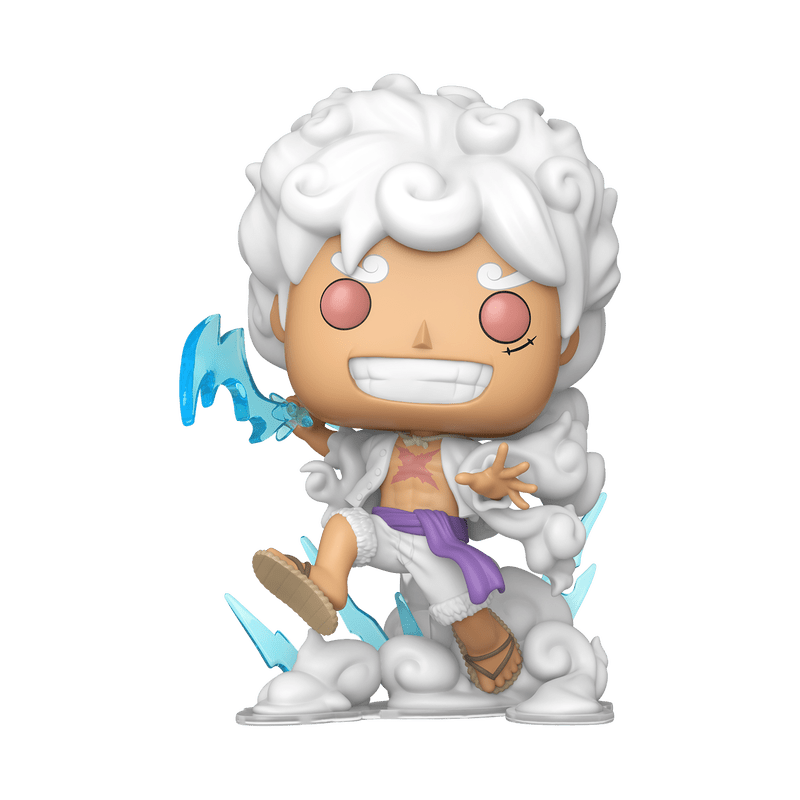 Funko Pop! Animation: One Piece - Monkey D. Luffy Gear Five #2177 Glow-in-the-dark GameStop Exclusive