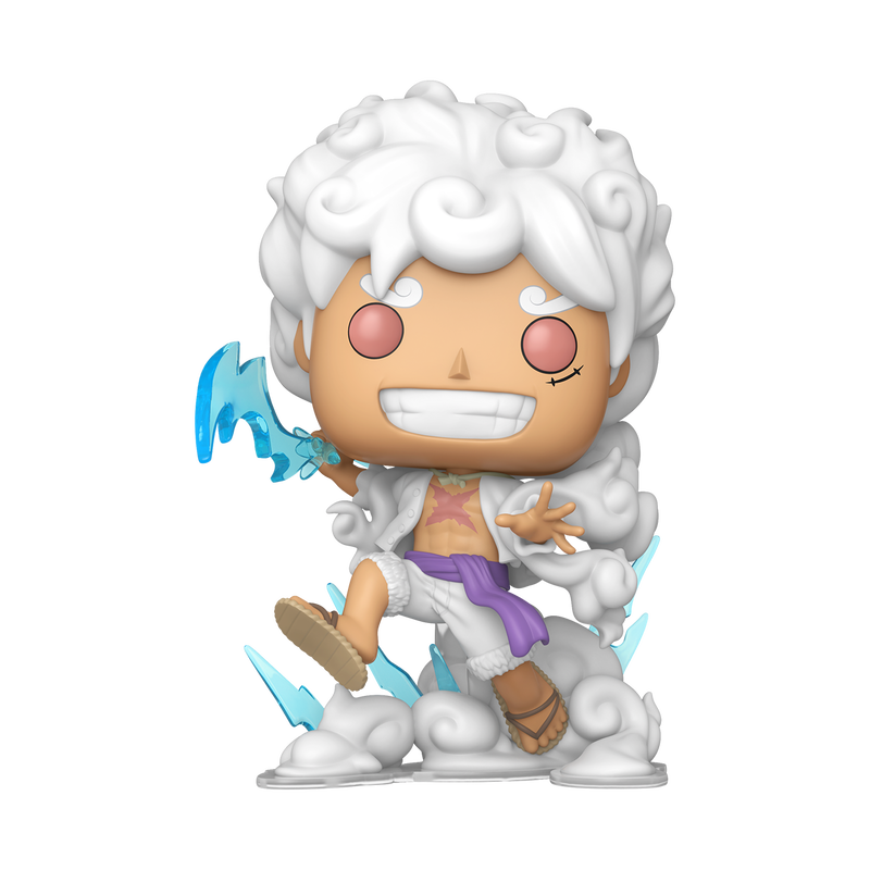 Funko Pop! Animation: One Piece - Monkey D. Luffy Gear Five #2177 Glow-in-the-dark GameStop Exclusive