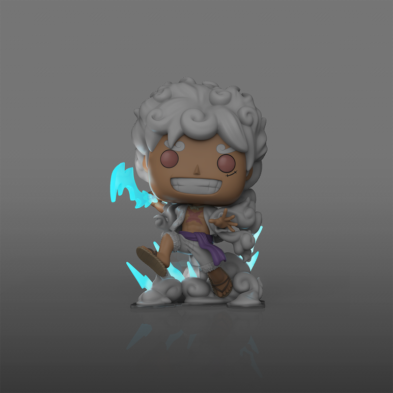 Funko Pop! Animation: One Piece - Monkey D. Luffy Gear Five #2177 Glow-in-the-dark GameStop Exclusive