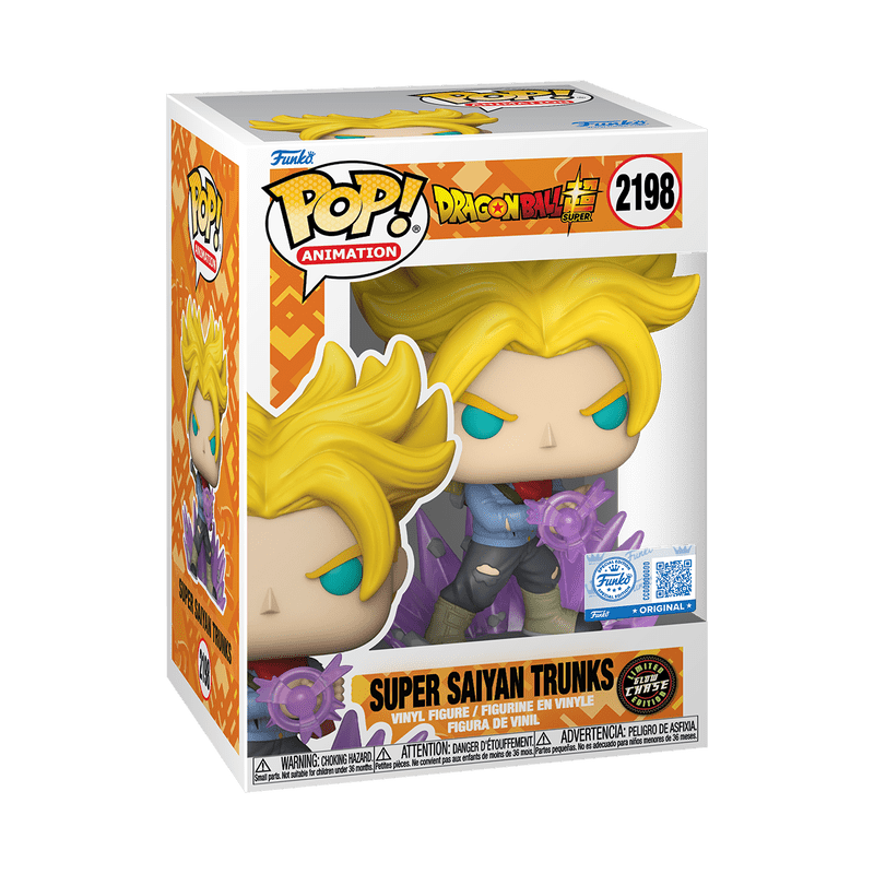 Funko Pop! Animation: Dragon Ball Super - Super Saiyan Trunks 2206 Glow - in - the - dark Chase Exclusive - Fundom