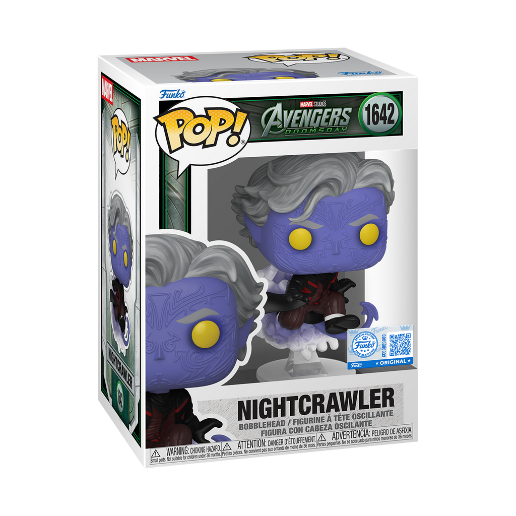 Funko Pop! Marvel: Avengers: Doomsday - Nightcrawler #1642 Entertainment Earth Exclusive
