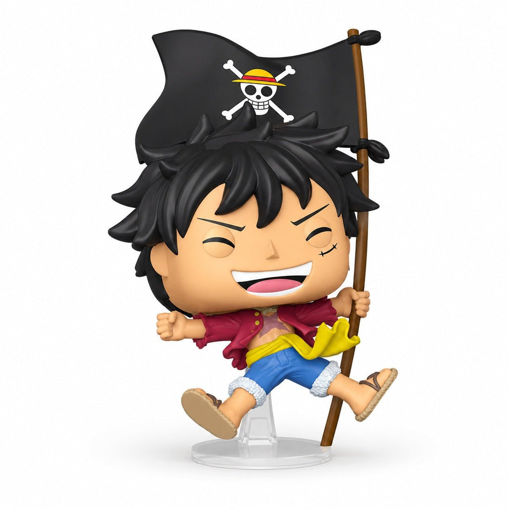 Funko Pop! Animation: One Piece - Monkey D. Luffy with Flag 2214 Entertainment Earth Exclusive - Fundom
