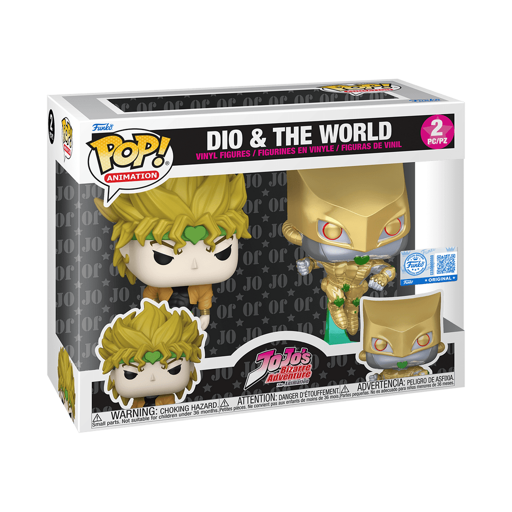 Funko Pop! Animation: JoJo's Bizarre Adventure - DIO & The World 2-Pack Funko Exclusive - Fundom
