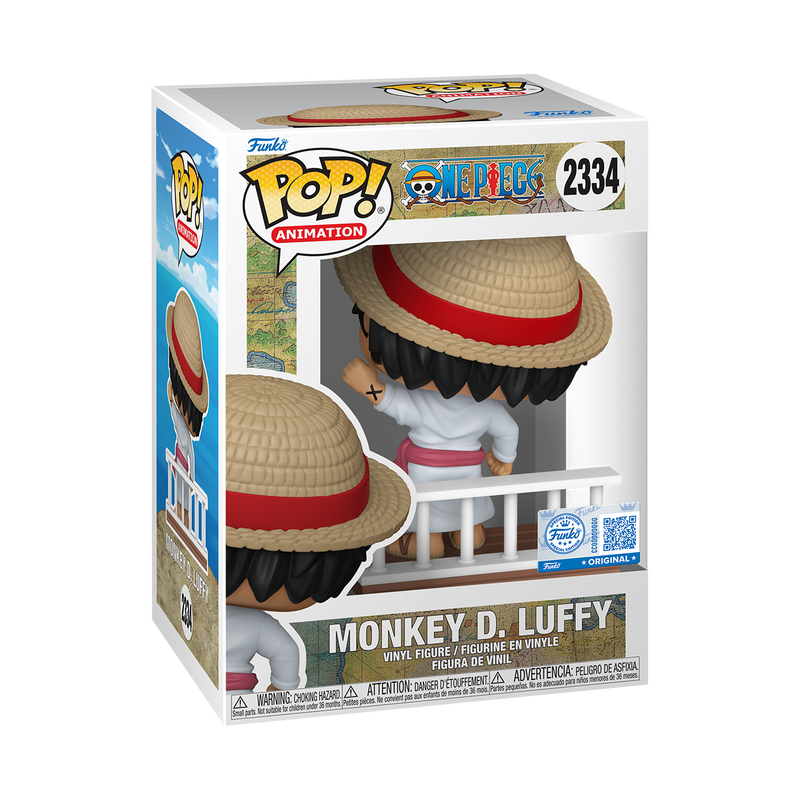 Funko Pop! Animation: One Piece - Monkey D. Luffy Going Merry #2334 - Entertainment Earth Exclusive