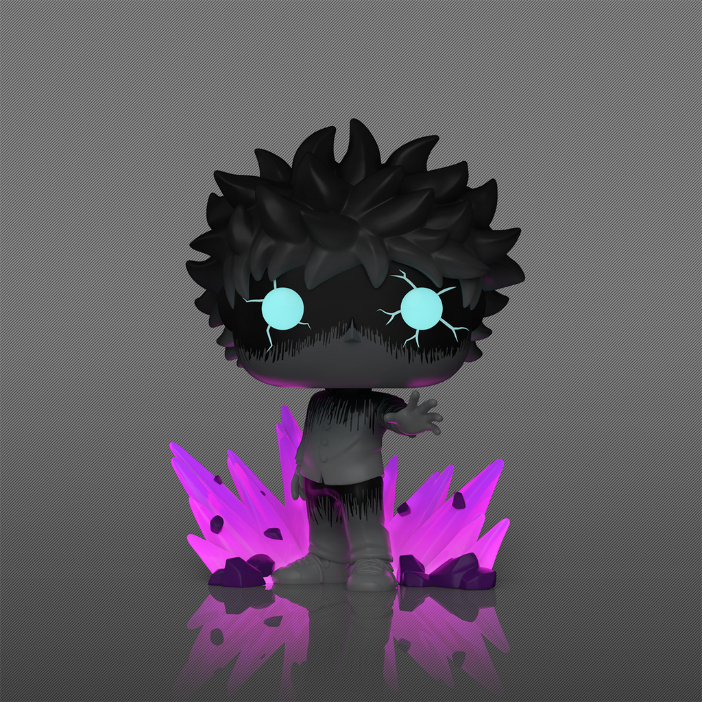 Funko Pop! Animation: Mob Psycho 100 - Mob with Aura Glow-in-the-Dark #2406 Entertainment Earth Exclusive