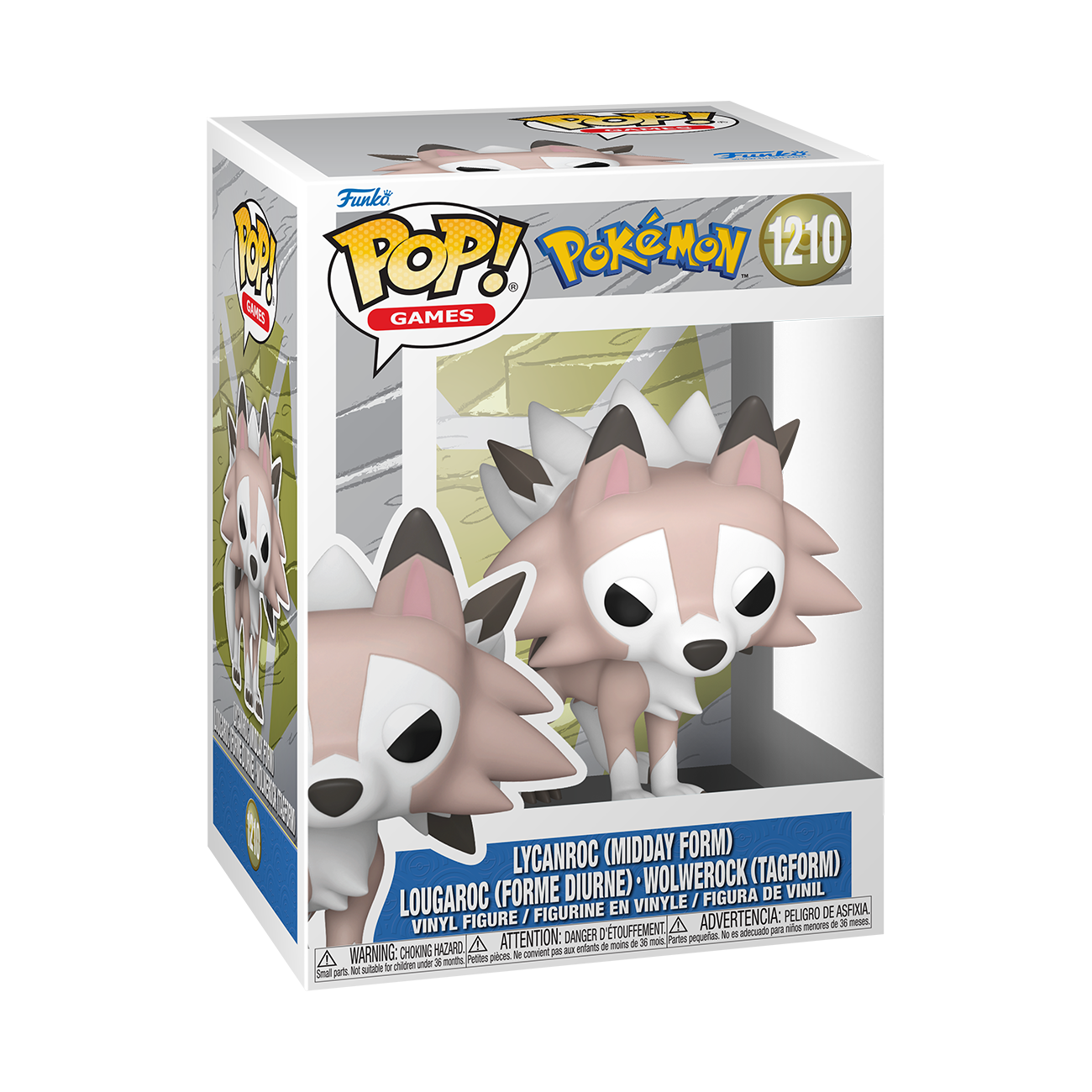 Funko Pop! Games: Pokemon - Lycanroc Midday Form #1210