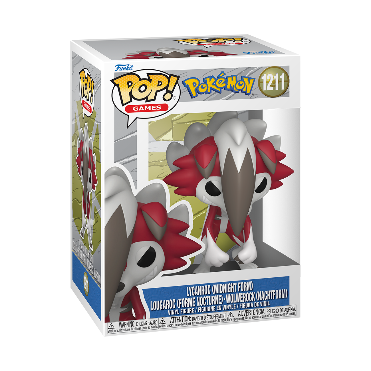 Funko Pop! Games: Pokemon - Lycanroc Midnight Form 1211 - Fundom