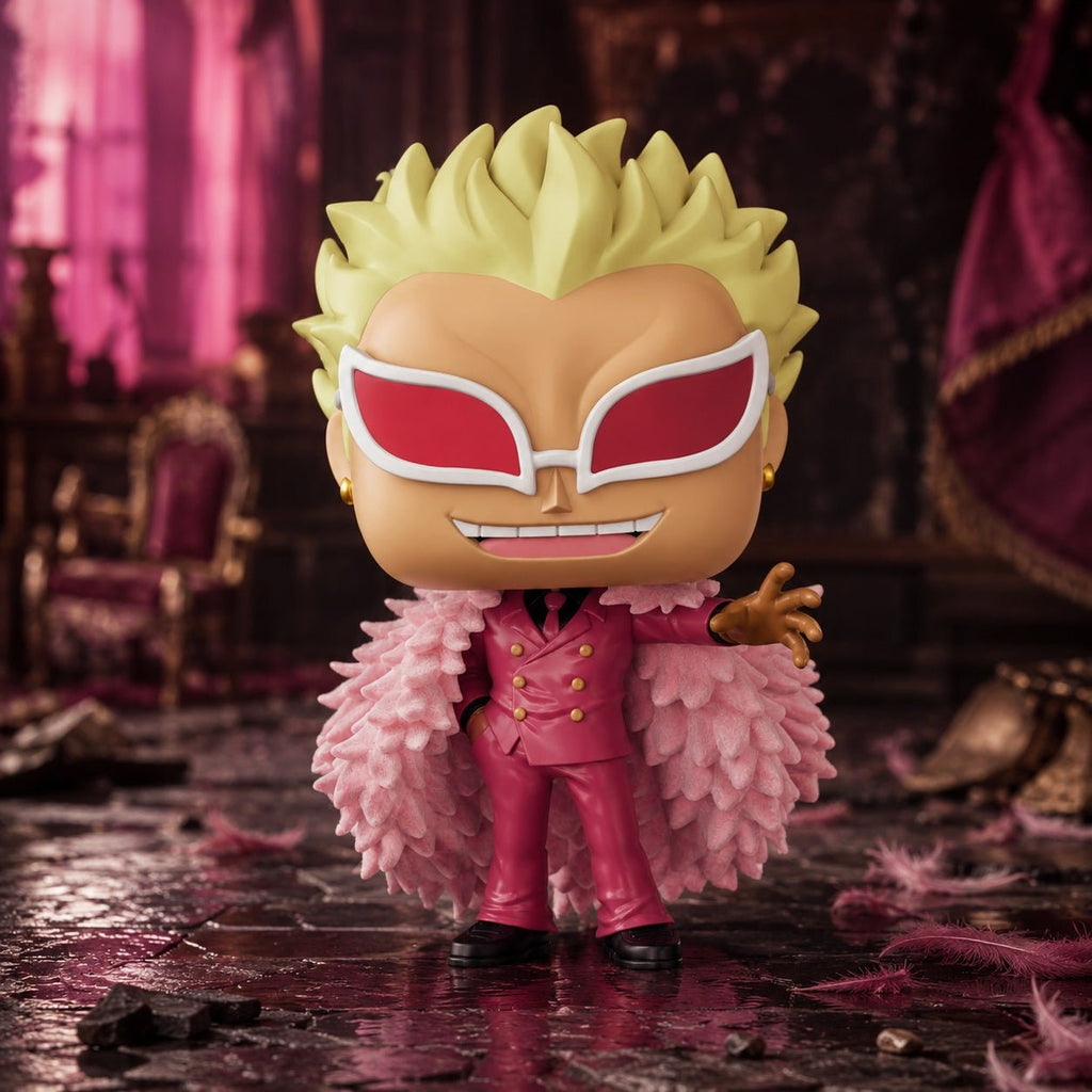 Funko Pop! Animation: One Piece - Donquixote Doflamingo Flocked 2327 2026 Summer Convention Exclusive - Fundom
