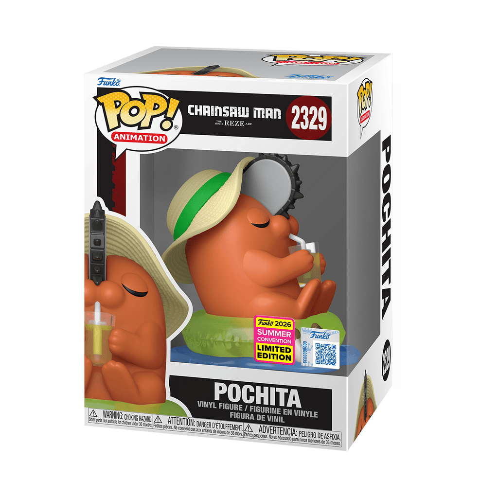 Funko Pop! Animation: Chainsaw Man - Pochita with Sunhat 2329 2026 Summer Convention Exclusive - Fundom