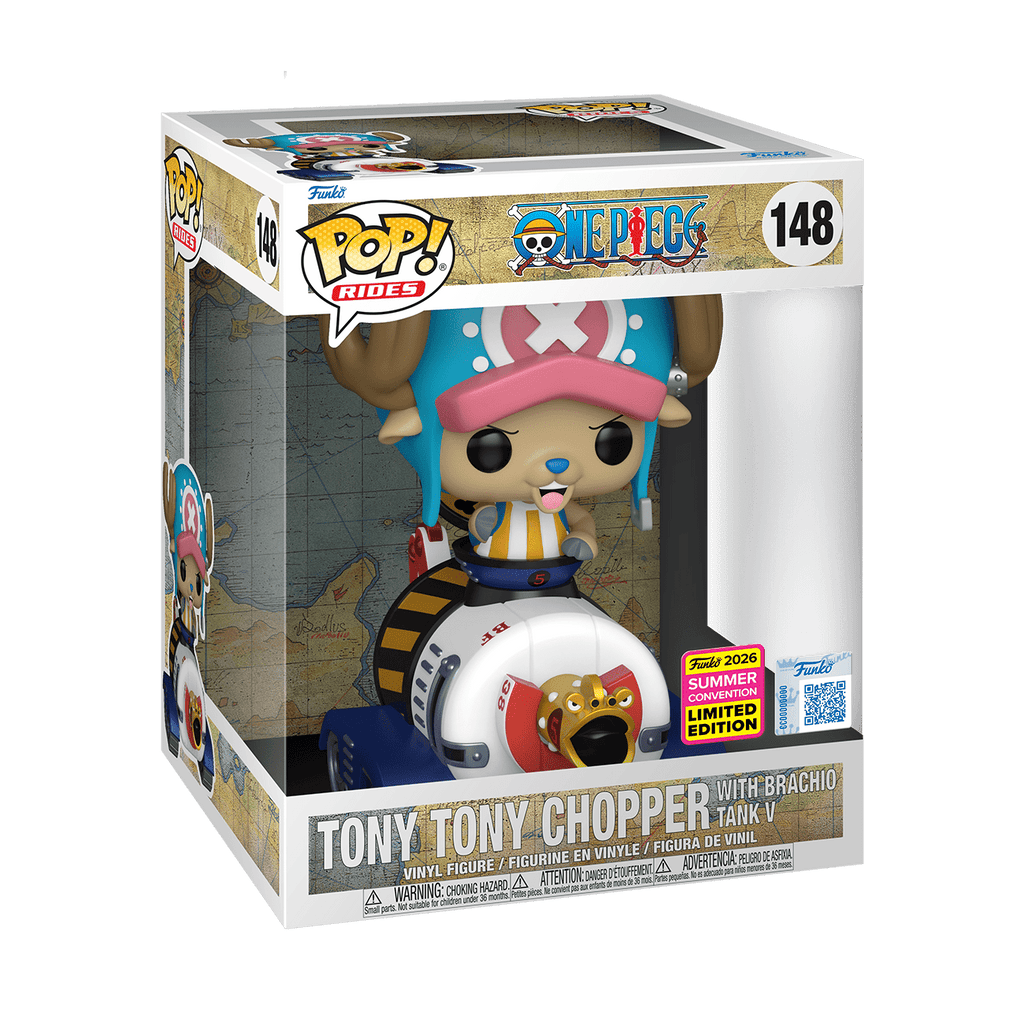 Funko Pop! Rides Deluxe: One Piece - Tony Tony Chopper with Brachio Tank V 148 2026 Summer Convention Exclusive - Fundom