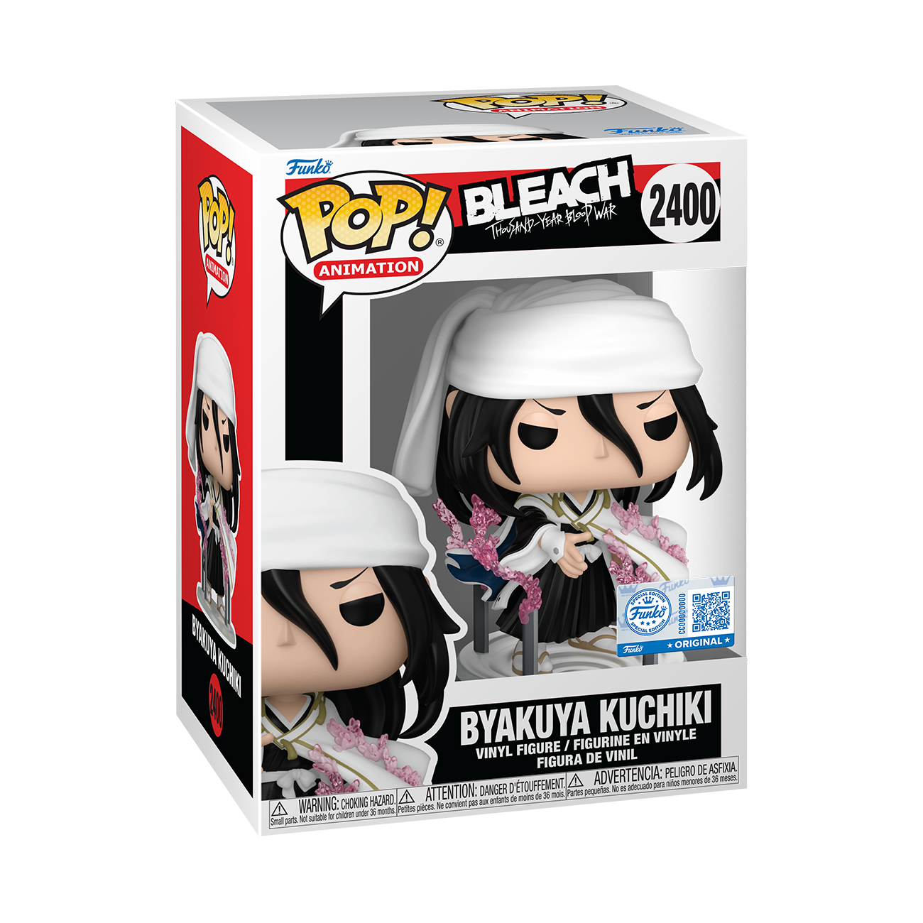 Funko Pop! Animation: Bleach: Thousand-Year Blood War - Byakuya Kuchiki with Kenseikan #2400 Crunchyroll Exclusive