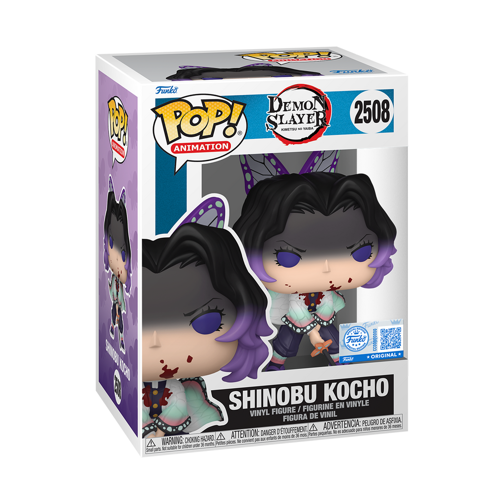 Funko Pop! Animation: Demon Slayer: Kimetsu no Yaiba - Shinobu Kocho Bloody #2508 Funko Exclusive