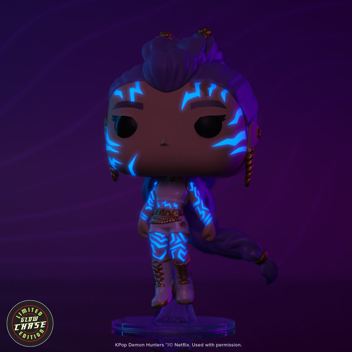 Funko Pop! Animation: KPop Demon Hunters - Rumi What It Sounds Like Glow in the Dark #2430 Chase