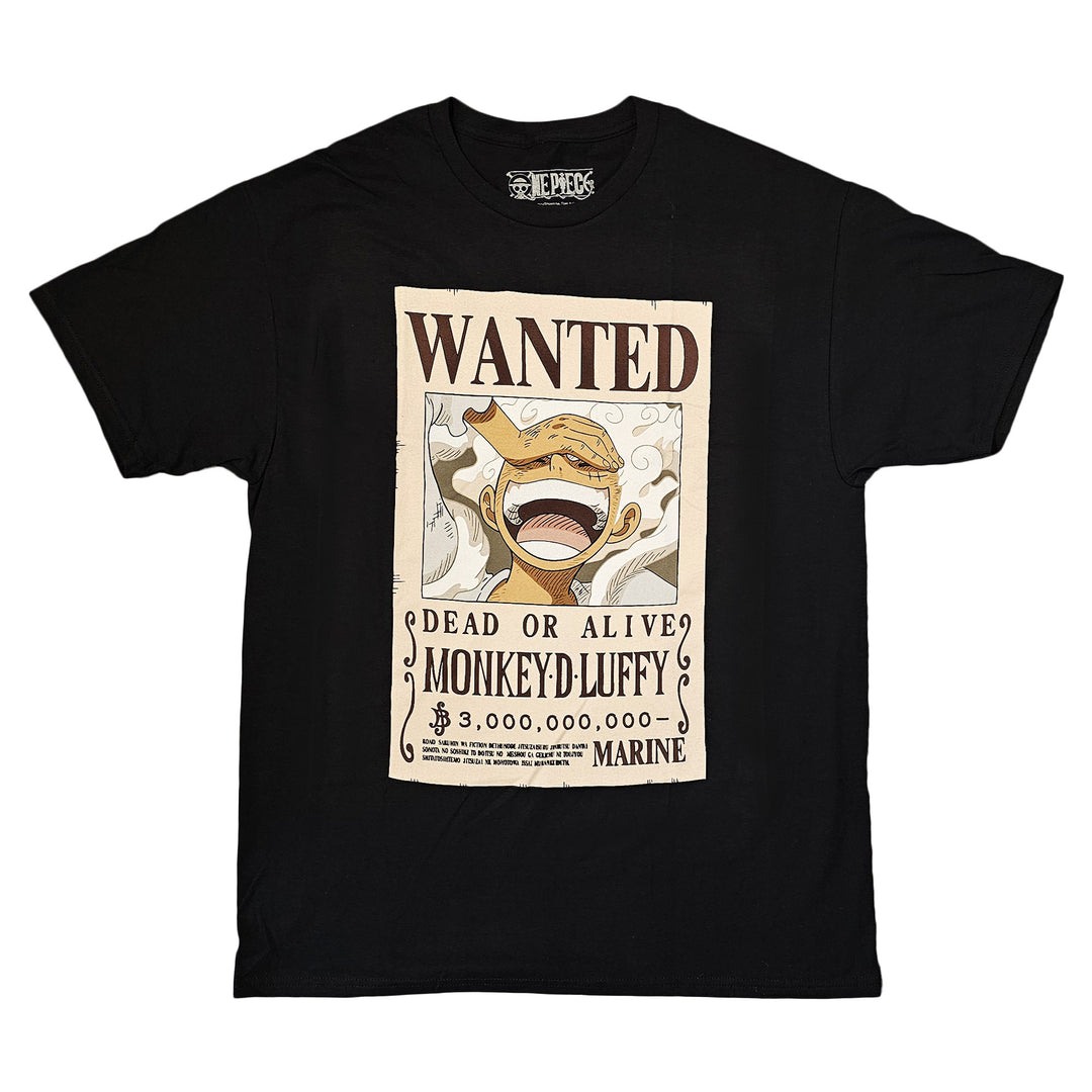 One Piece - Monkey D. Luffy Gear 5 Wanted Poster Men's Adult T-Shirt
