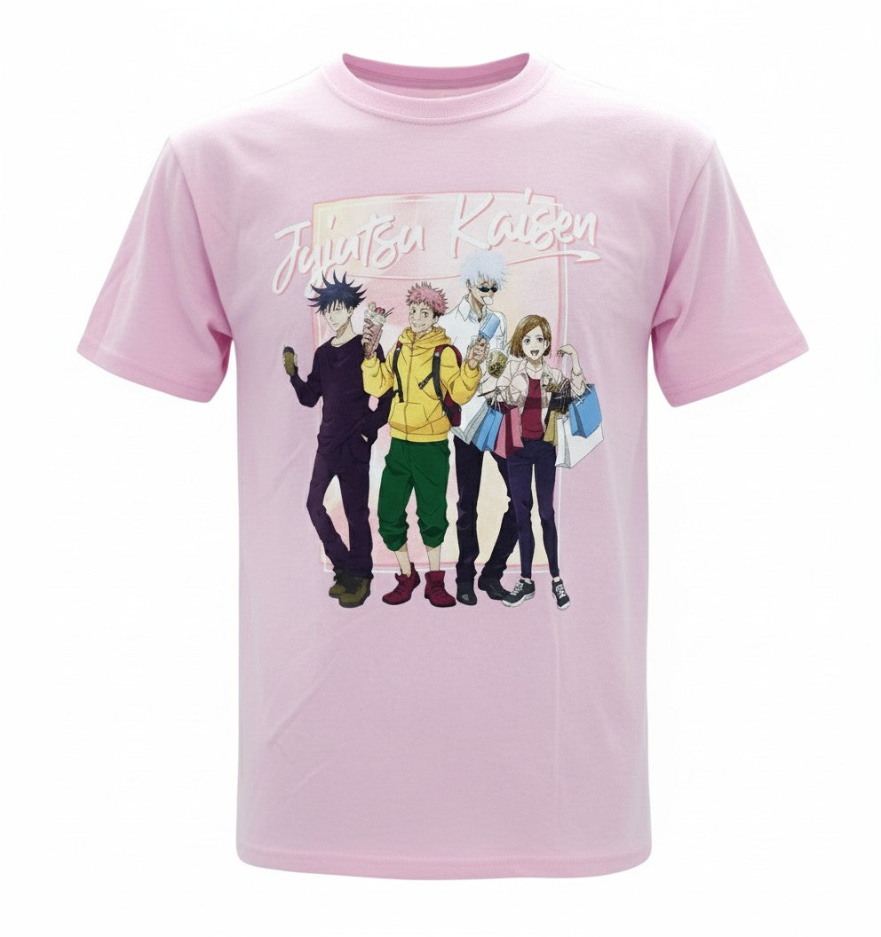 Jujutsu Kaisen - Itadori, Fushiguro, Kugisaki, Gojo Group Adult Men's T-Shirt