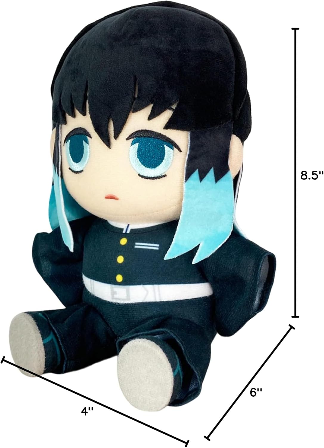 Demon Slayer - Muichiro Tokito - Sitting Plush 7" - Fundom