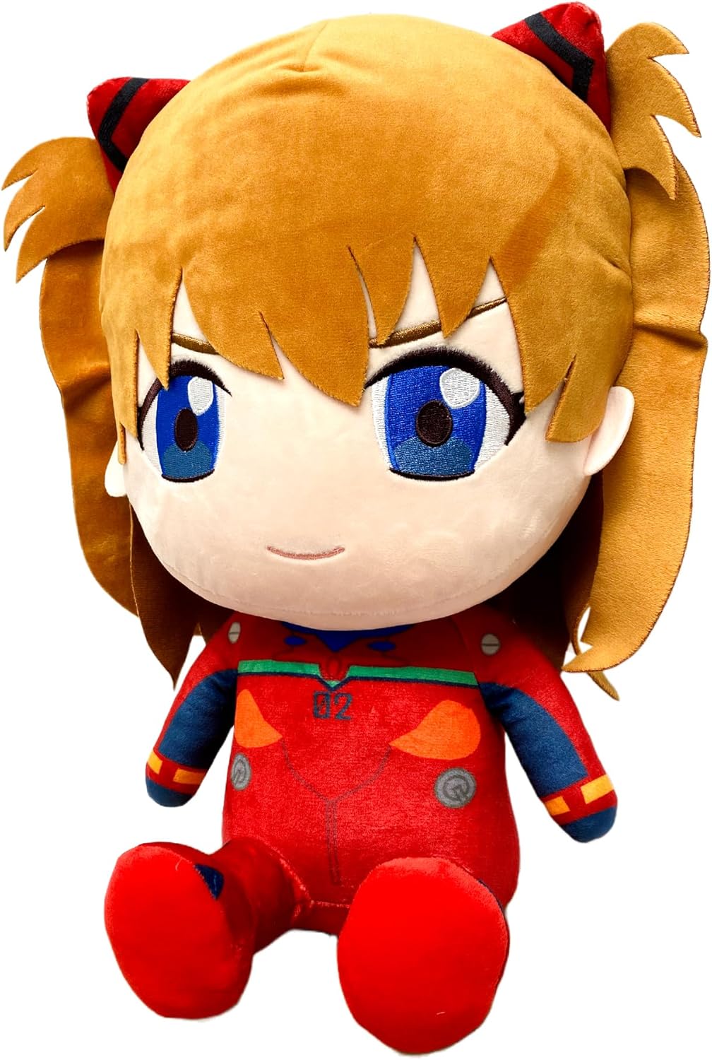 Evangelion New Movie - Asuka Langley Shikinami - Plug Suit Sitting Plush 12" - Fundom