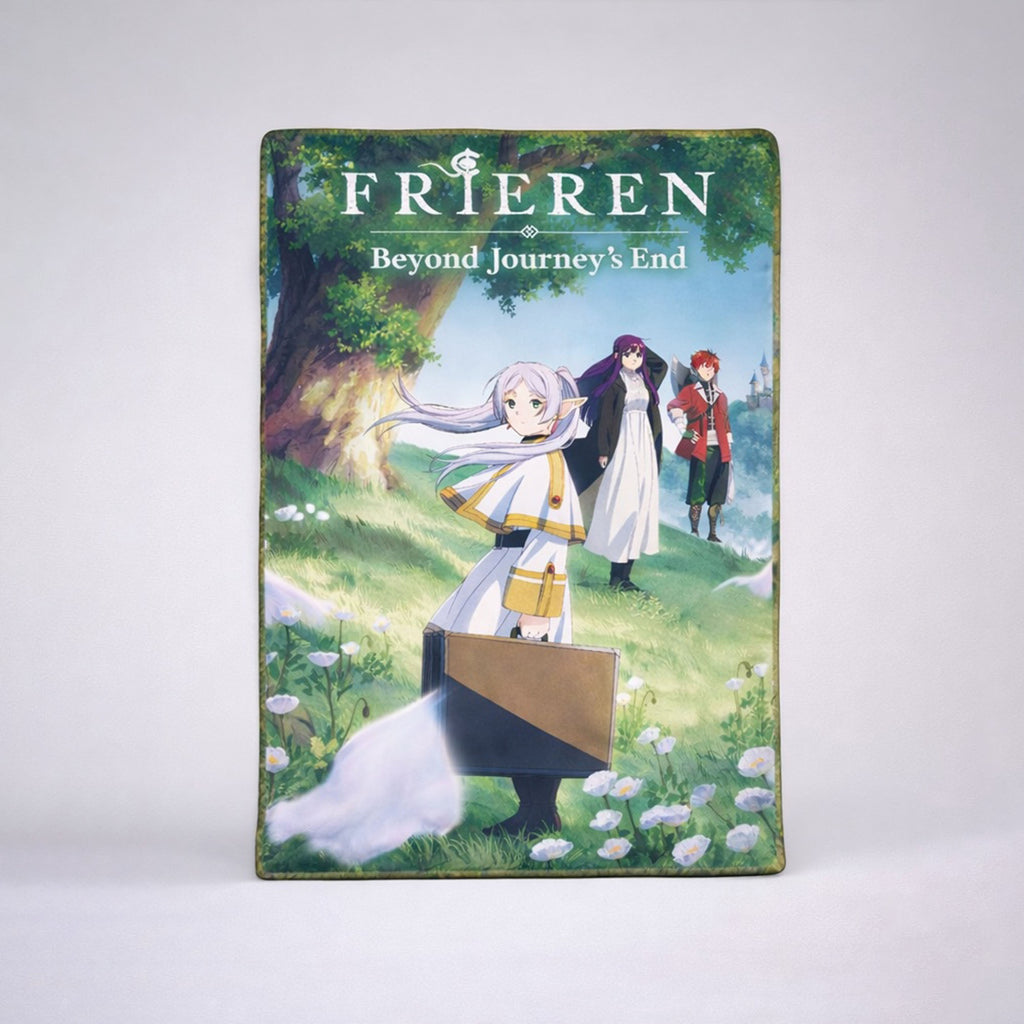 Frieren: Beyond Journey's End - Key Art Sublimation Throw Blanket 60in By 46in - Fundom