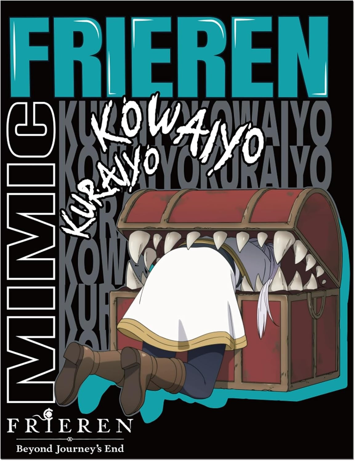 Great Eastern - Frieren: Beyond Journey's End - Frieren and Mimic - Throw Blanket 46 x 60 Inch - Fundom