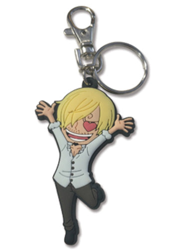 One Piece - Sanjin Love PVC Keychain