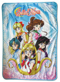 Sailor Moon - Sailor Moon Group 2 Sublimation Throw Blanket 46in By 60in
